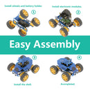 Adeept Alter オールインワン Raspberry Pi スマートロボットカーキット (ディスプレイ トラッキング機能付き)