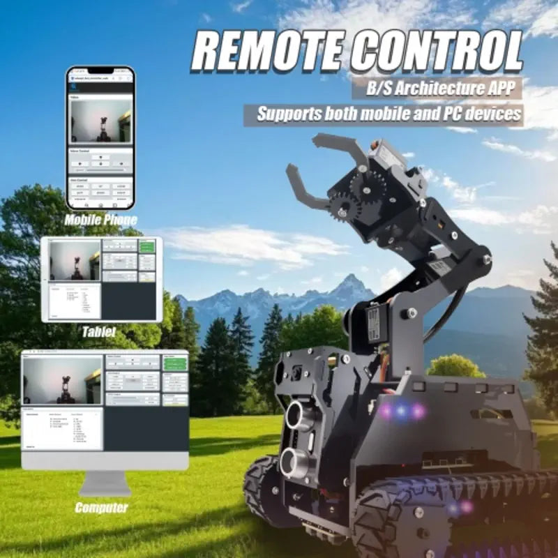 Raspberry Pi用 Adeept RaspTank WiFiスマート戦車ロボットキット