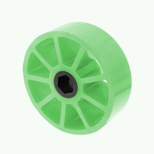 AndyMark 3 Inch (7.6cm) 柔軟ホイール 1/2 Inch (1.2cm) 六角 緑色