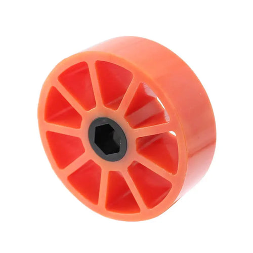 AndyMark 3 Inch (7.6cm) 柔軟ホイール 1/2 Inch (1.2cm) 六角 オレンジ色