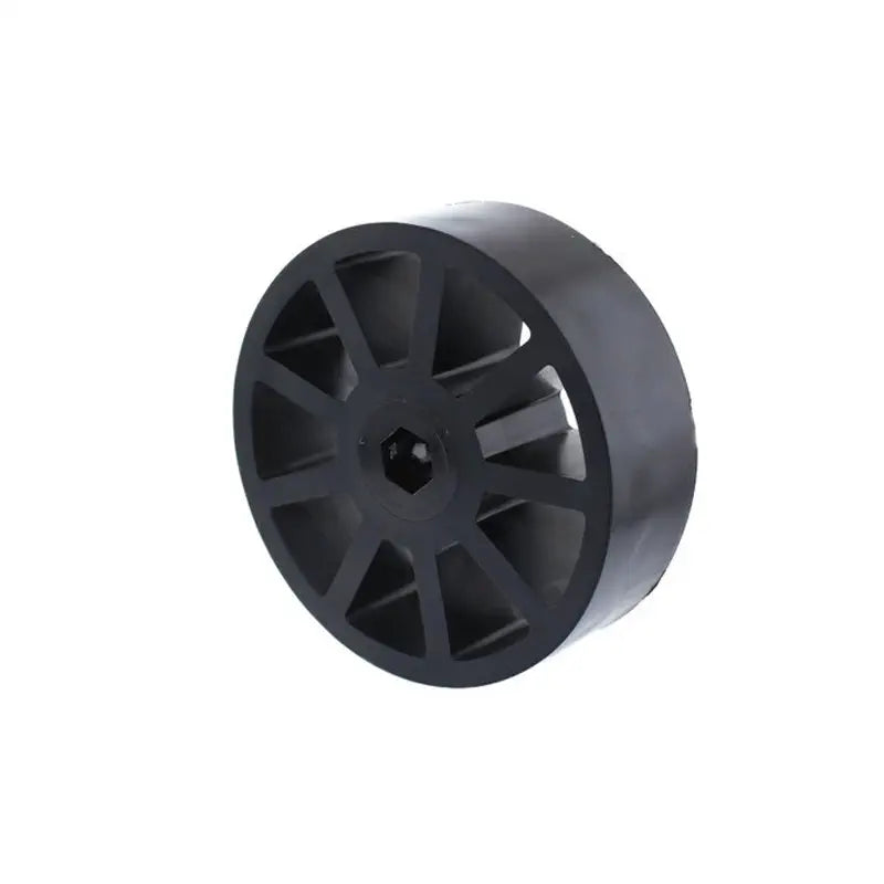 AndyMark 3 Inch (7.6cm) 柔軟ホイール 3/8 Inch (0.9cm) 六角 黒