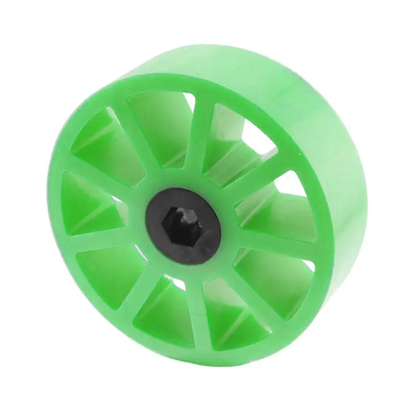 AndyMark 3 Inch (7.6cm) 柔軟ホイール 3/8 Inch (0.9cm) 六角 緑色
