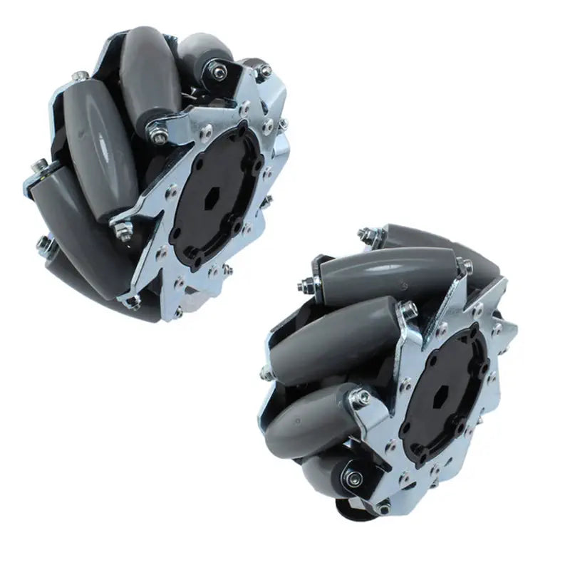 AndyMark 4 inch HD メカナムホイール (ボア 3/8 inch 六角、フルセット)