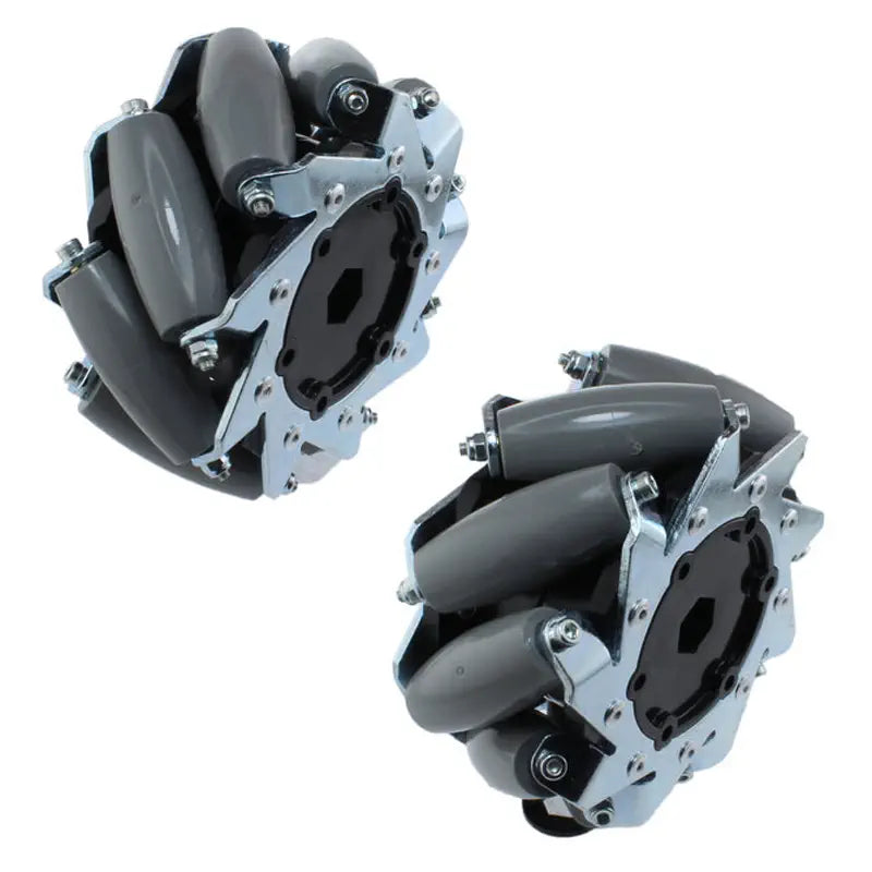 AndyMark 4 inch HD メカナムホイール (ボア 1/2 inch 六角、フルセット)