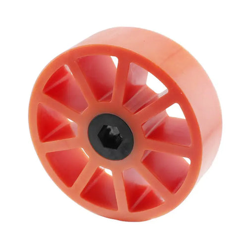 AndyMark 3 Inch (7.6cm) 柔軟ホイール 3/8 Inch (0.9cm) 六角 オレンジ色