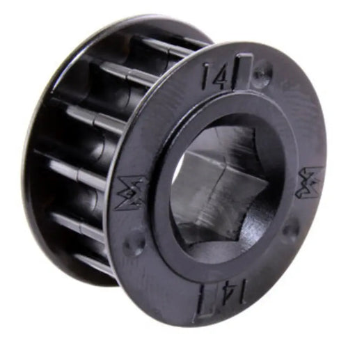 AndyMark 14 歯 0.375 インチ 六角穴 HTD プーリー