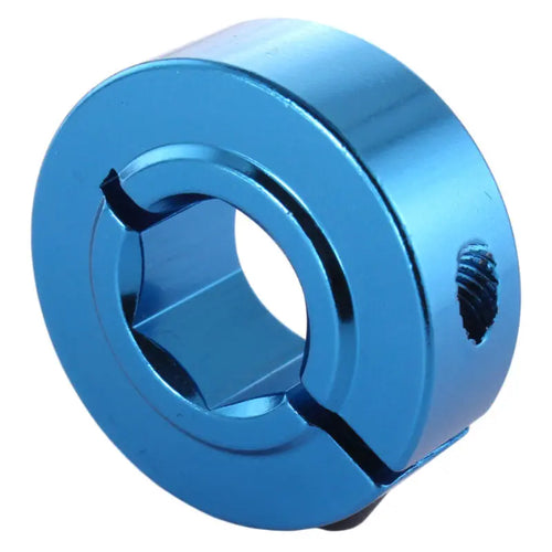 AndyMark 1/2 Inch (12.7mm) 六角カラークランプ 青色 HD (12.7mm) 固定タイプ