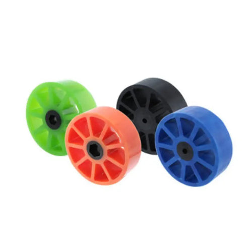 AndyMark 3 Inch (7.6cm) 柔軟ホイール 3/8 Inch (0.9cm) 六角 オレンジ色