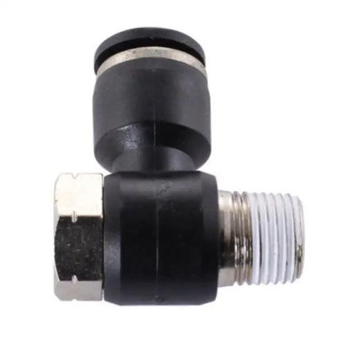 AndyMark 空気圧継手 1/8 NPT オス バンジョー スイベル エルボ 1/4 インチ チューブ