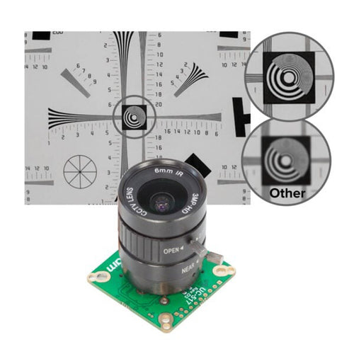 Arducam 12.3MP 高品質カメラモジュール（RPi用 6mm CSレンズ付き）