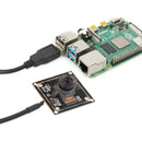 Arducam 2MP OV2311 グローバルシャッタ モノクロUSBカメラ、低歪曲 M12レンズ付き