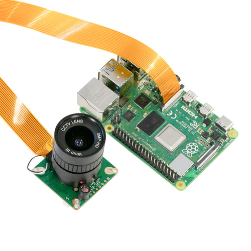 Arducam Raspberry Pi用 12.3MP IMX477 IR-CUT カメラモジュール (6mm CSレンズ付き)