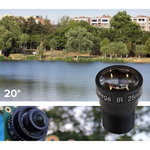 ArduCam HQカメラ用 M12レンズキット 視野角20～180°（6個パック）