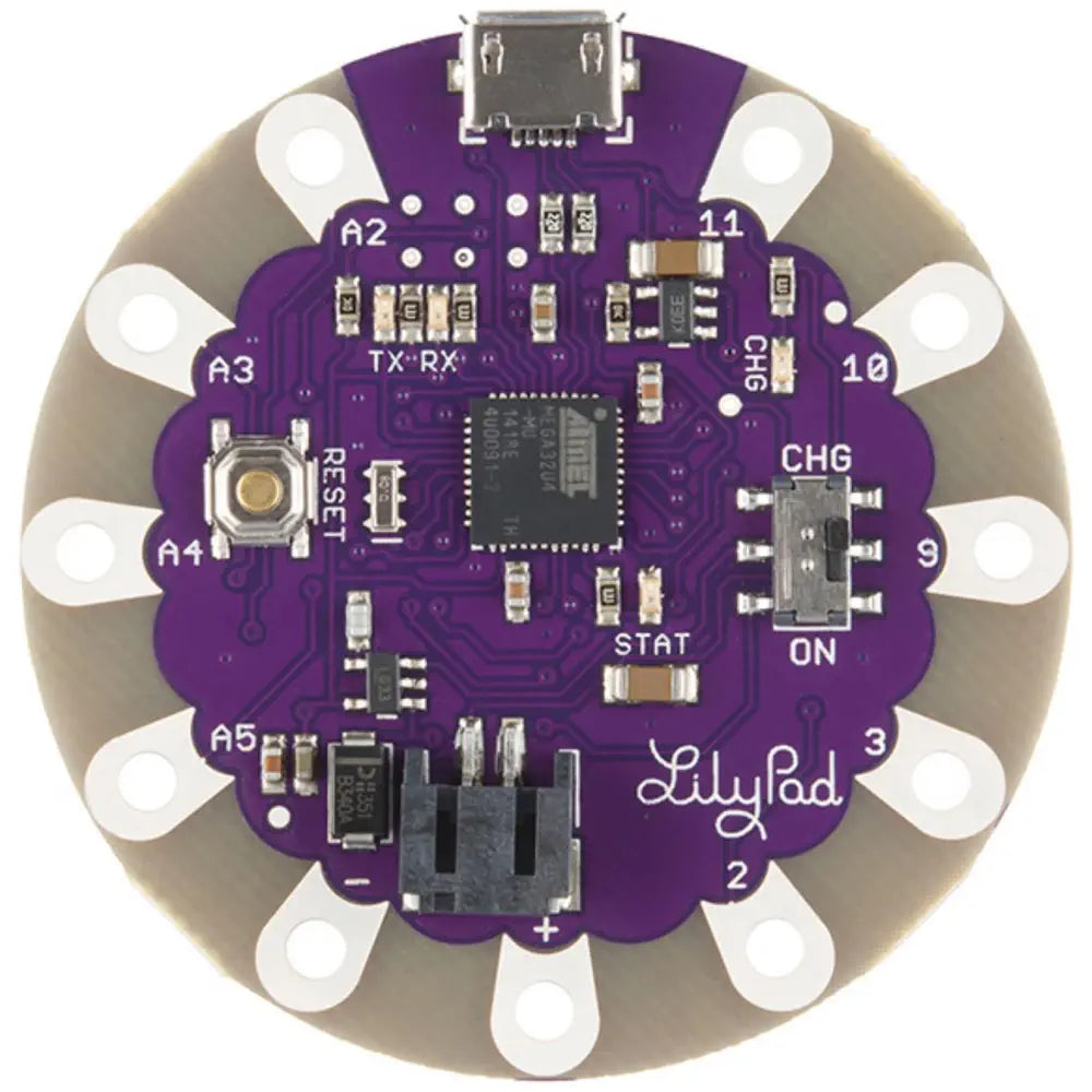 Arduino LilyPad USB ATmega32U4 Microcontroller - RobotShop