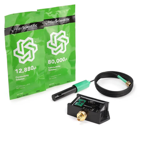 Atlas Scientific EZO 完全導電率キット - Mini K 1.0 導電率プローブと校正証明書