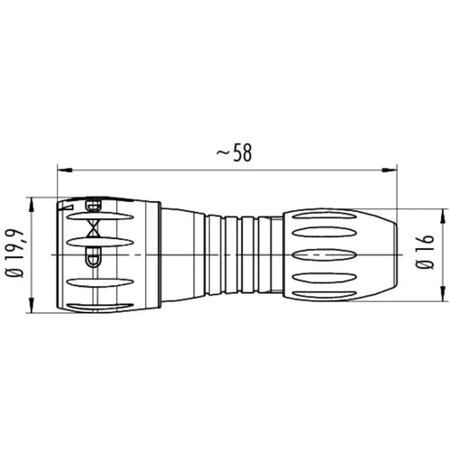 Binder 77プラグ（2.5～4mm）