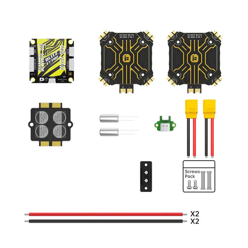 iFlight BLITZ F7 Pro コンボセット (E80 Pro 4-IN-1 ESC) (CNC アルミカバーなし）