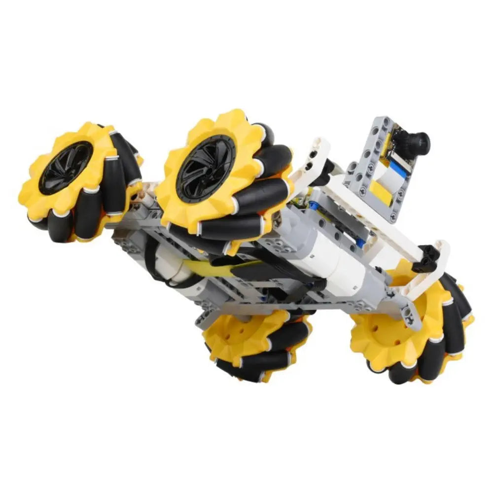 BuildMecar スマートビルディング ブロック ロボットキット-B、メカナム、5MPカメラ付き