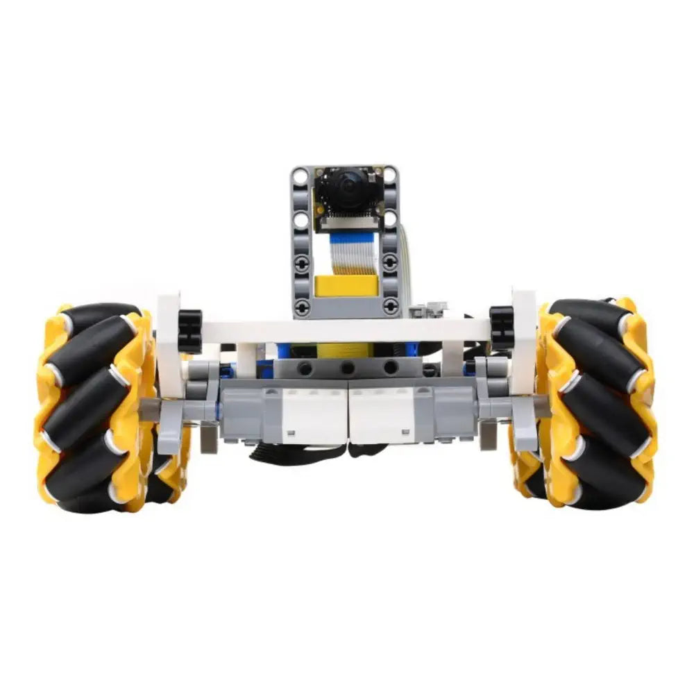 BuildMecar スマートビルディング ブロック ロボットキット-B、メカナム、5MPカメラ付き
