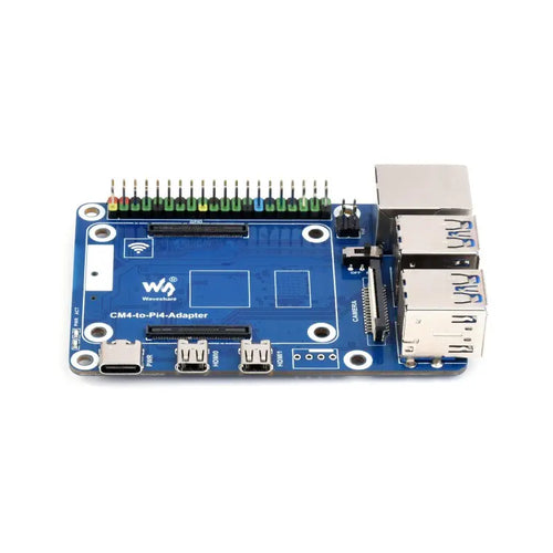 Waveshare Raspberry Pi 4B用 CM4～Pi 4B アダプタ (CM4 別売)