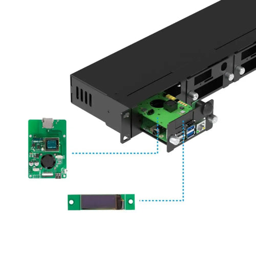 PoE機能搭載 コンプリートアルティメイト Raspberry Pi用ラックマウントエンクロージャ