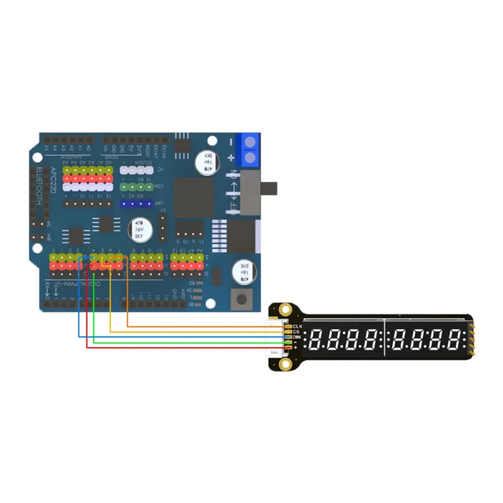 Dagu MAX7219 LED ドットマトリックス 8ビット デジタルチューブディスプレイ制御モジュール