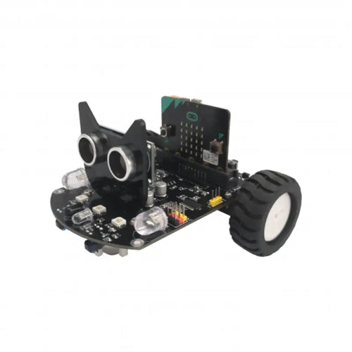Dagu Micro:bit スマートカーキャット用 拡張ボード (アプリ / コース / リモコン / バッテリー付き micro:bitなし)