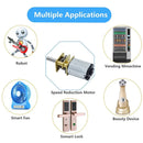 DC12V 500RPM N20 高トルク 減速モータ（金属製ギアボックス付き）（4x）