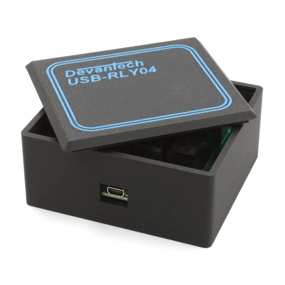 Devantech USB-RLY04ケース (取付穴およびネジ付き)