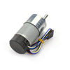 DFRobot 12V 金属DC ギヤードモータ (エンコーダ付き) (90:1、122rpm、38Kg.cm)