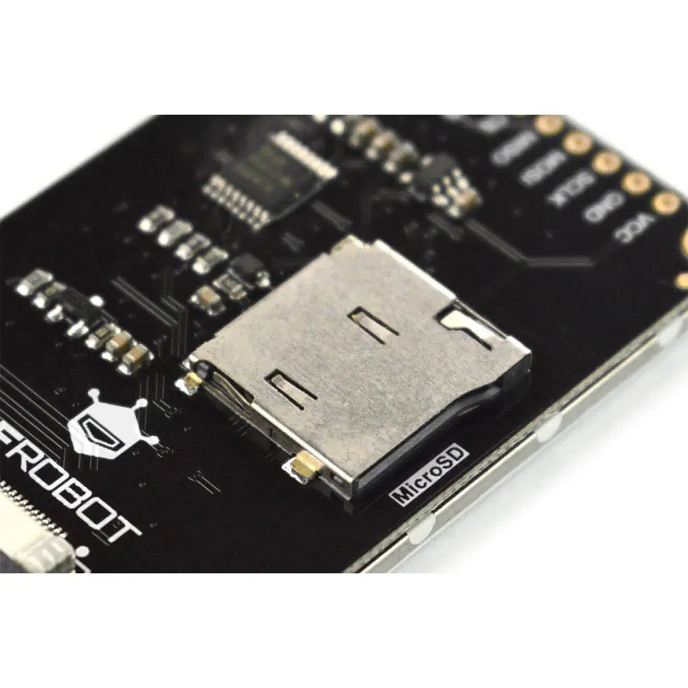 DFRobot 2 inch 320 x 240 IPS TFT LCDディスプレイ MicroSDカード・ブレイクアウト付き