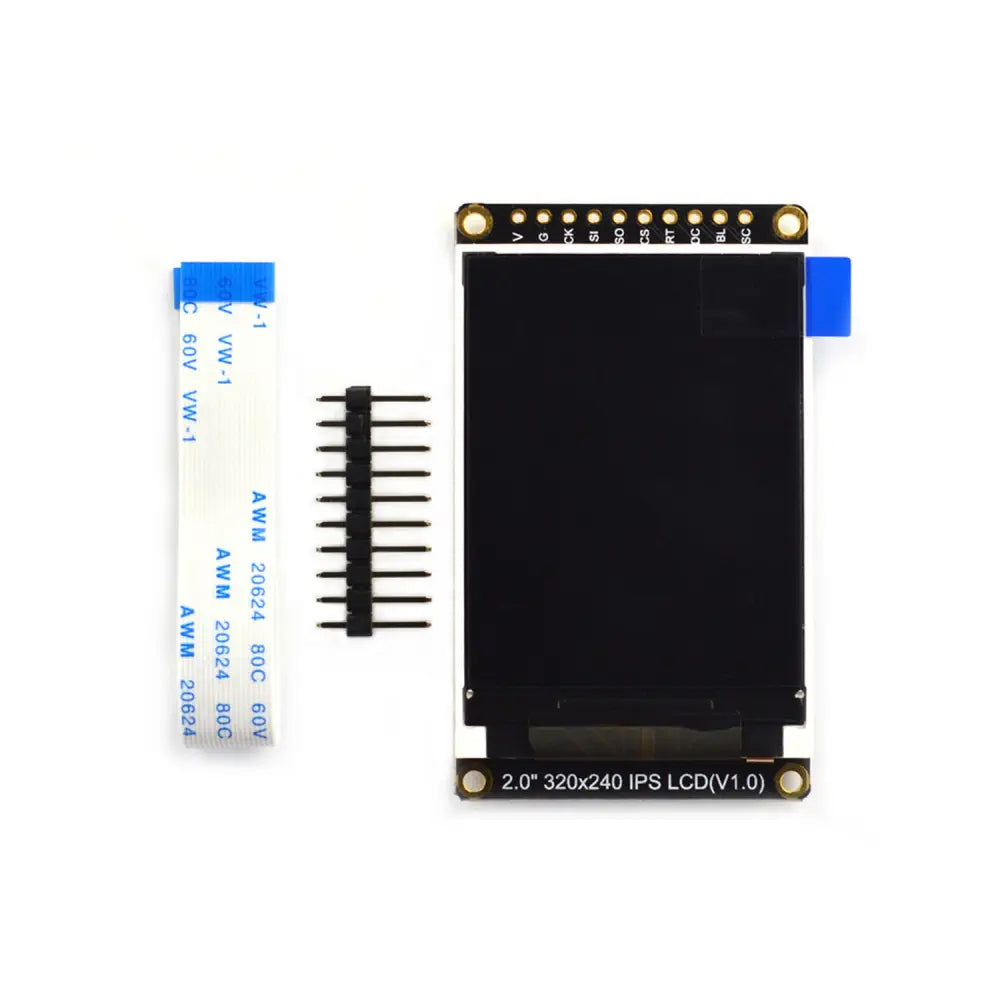 DFRobot 2 inch 320 x 240 IPS TFT LCDディスプレイ MicroSDカード・ブレイクアウト付き