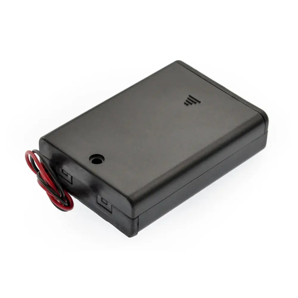 DFRobot 3xAA バッテリーホルダー (カバーと電源スイッチ付き)