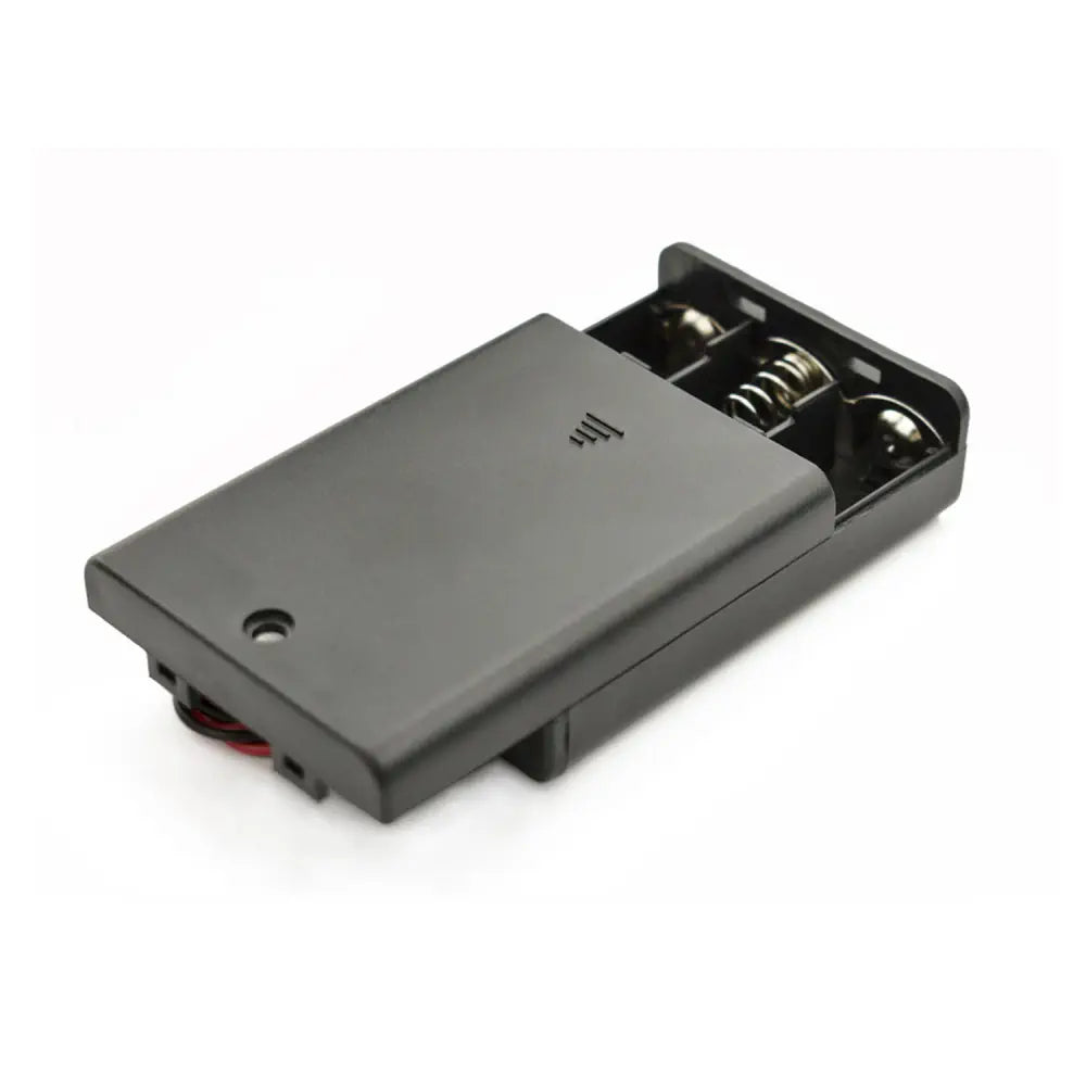 DFRobot 3xAA バッテリーホルダー (カバーと電源スイッチ付き)