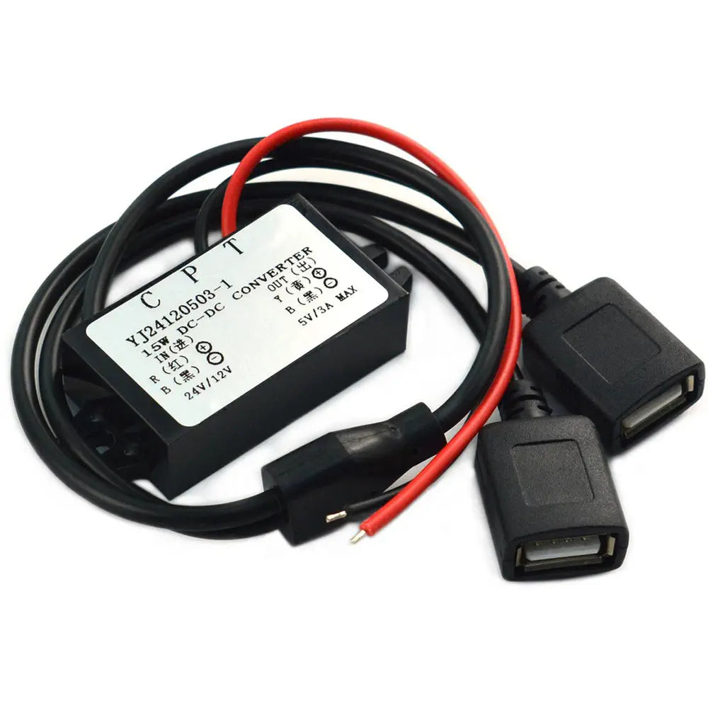 DFRobot 5V 3A デュアルUSB 降圧バックコンバータモジュール