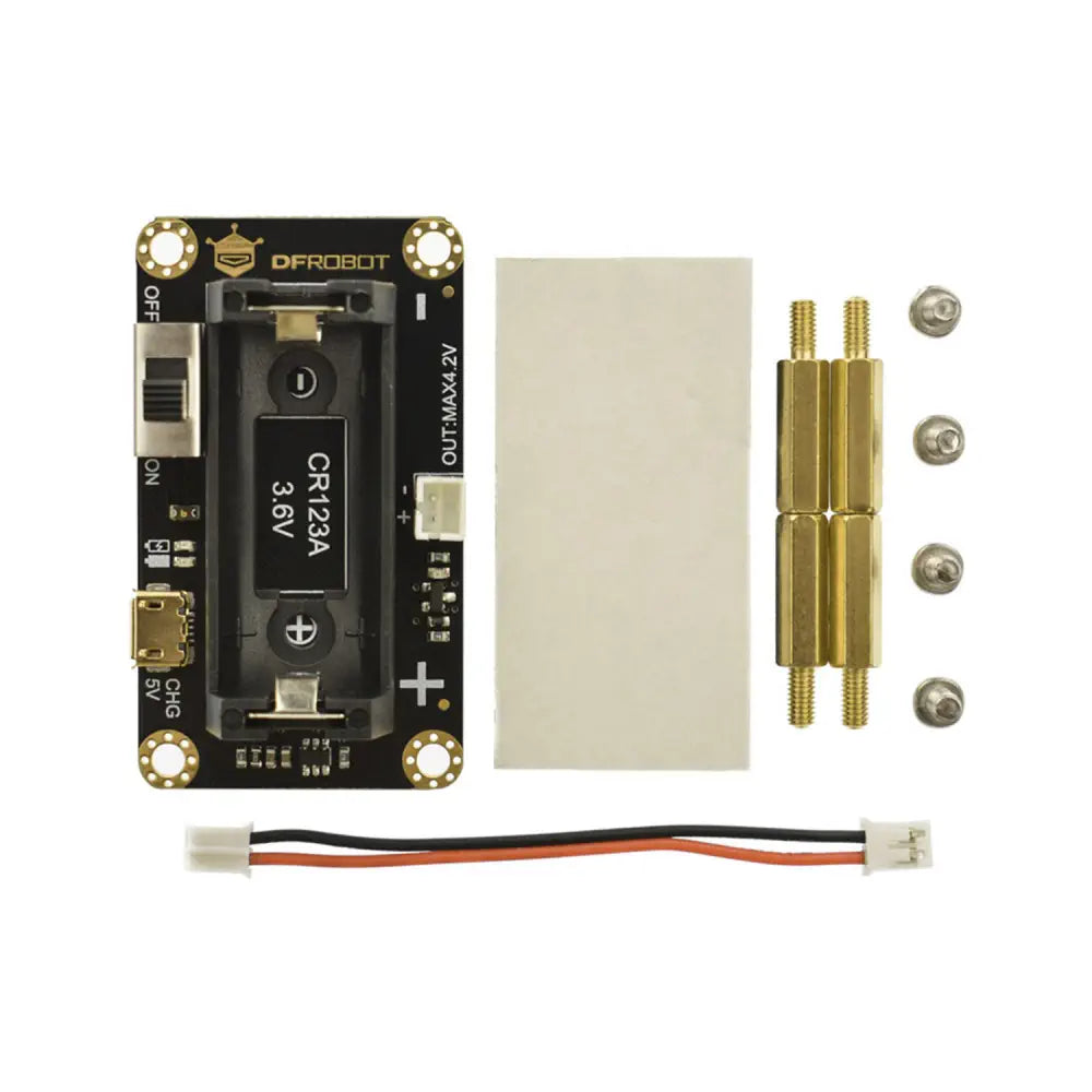 DFRobot CR123A マイクロ用リチウムイオン電池ホルダー: Maqueen