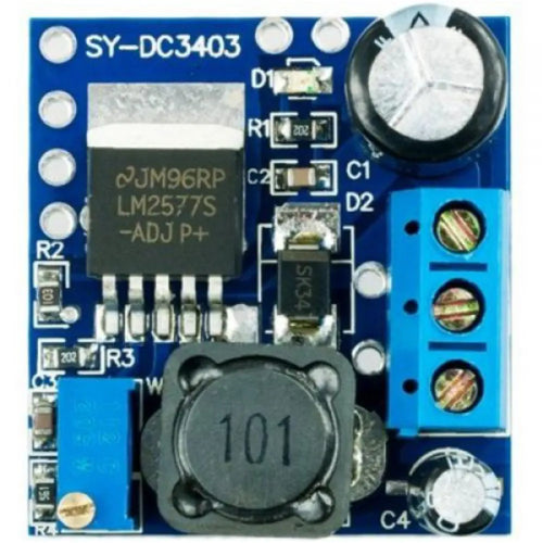 DFRobot 3.7～34V 3A DC-DC 昇圧電圧レギュレータ