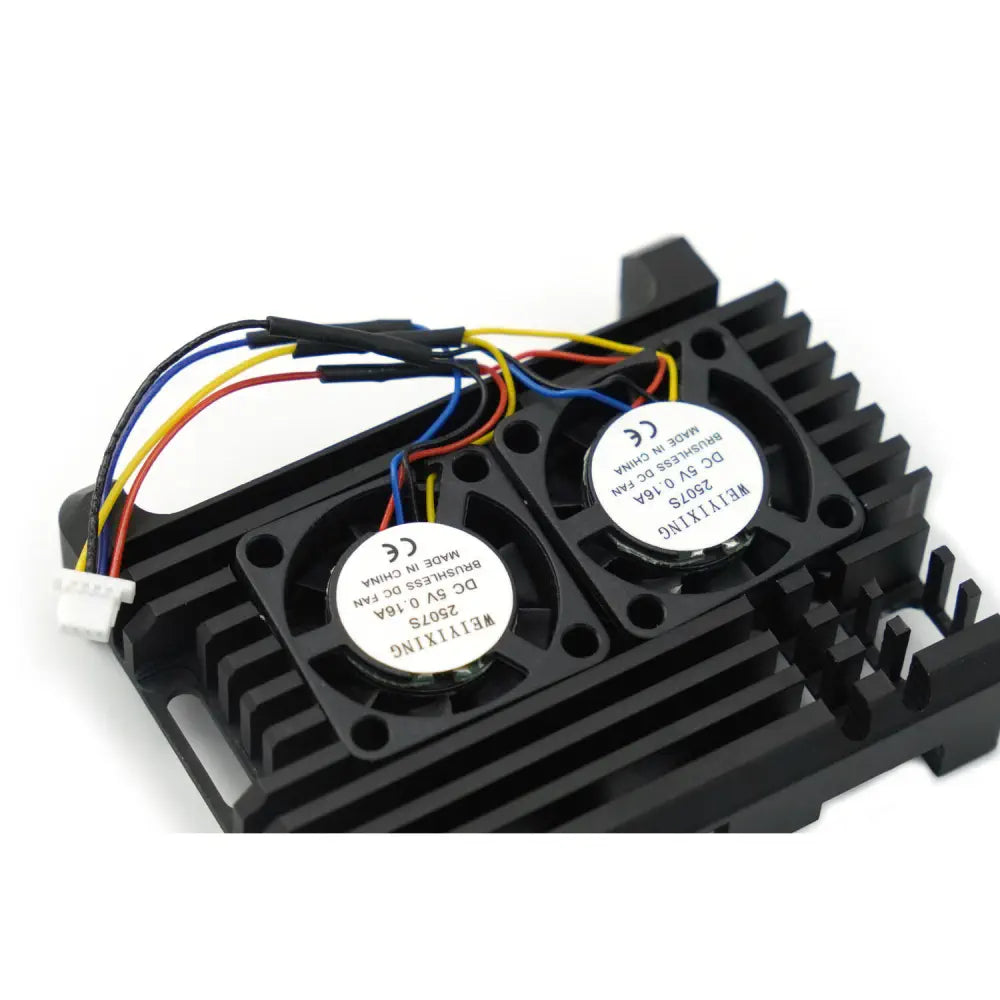 DFRobot デュアルファン メタルケース (Raspberry Pi 5 シングルボードコンピュータ用)