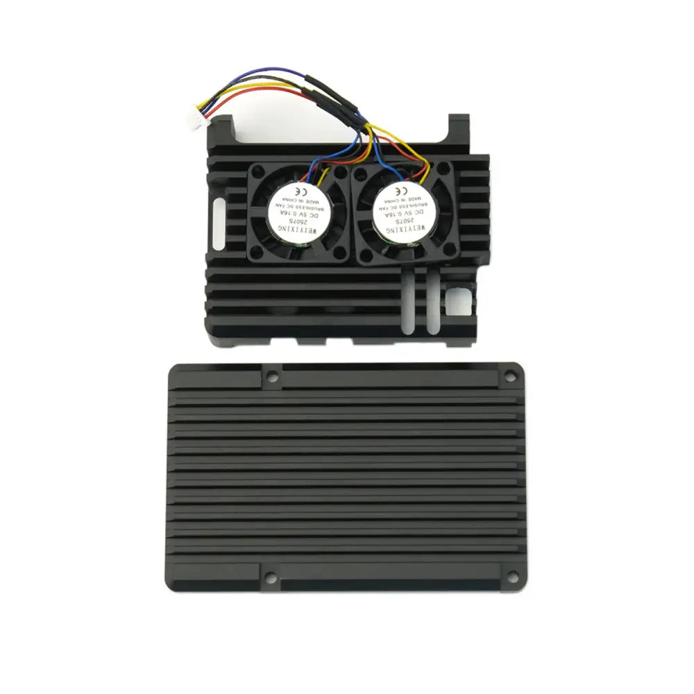 DFRobot デュアルファン メタルケース (Raspberry Pi 5 シングルボードコンピュータ用)