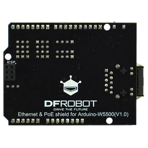 DFRobot Arduino用 イーサネット および  PoEシールド - W5500チップセット