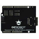 DFRobot Arduino用 イーサネット および  PoEシールド - W5500チップセット