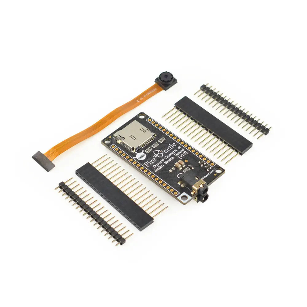 DFRobot FireBeetle がカメラとオーディオメディアボードをカバー