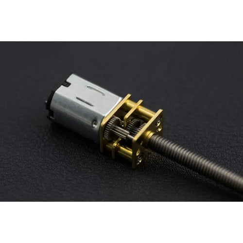 DFRobot マイクロメタル DC ギアモーター リードスクリュー付き (6V 150rpm M4*55)