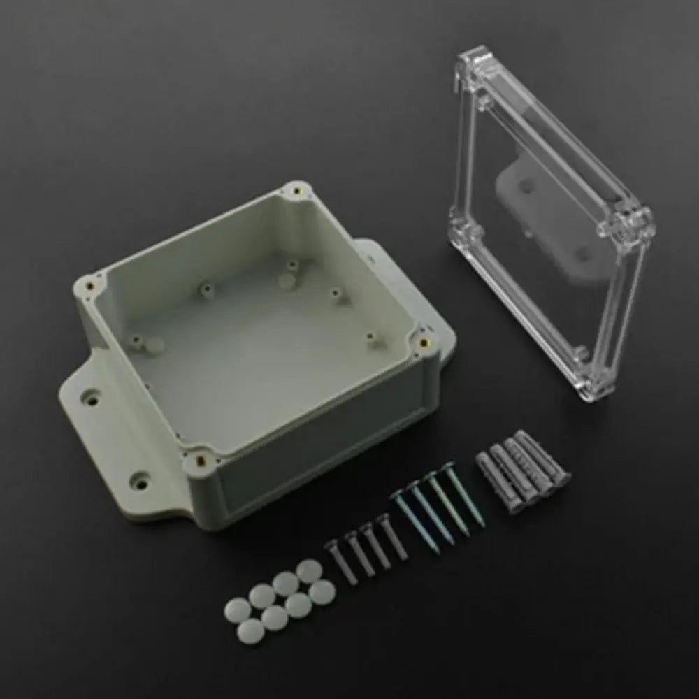 DFRobot 防水プラスティックボックス（透明カバー付き） - RobotShop