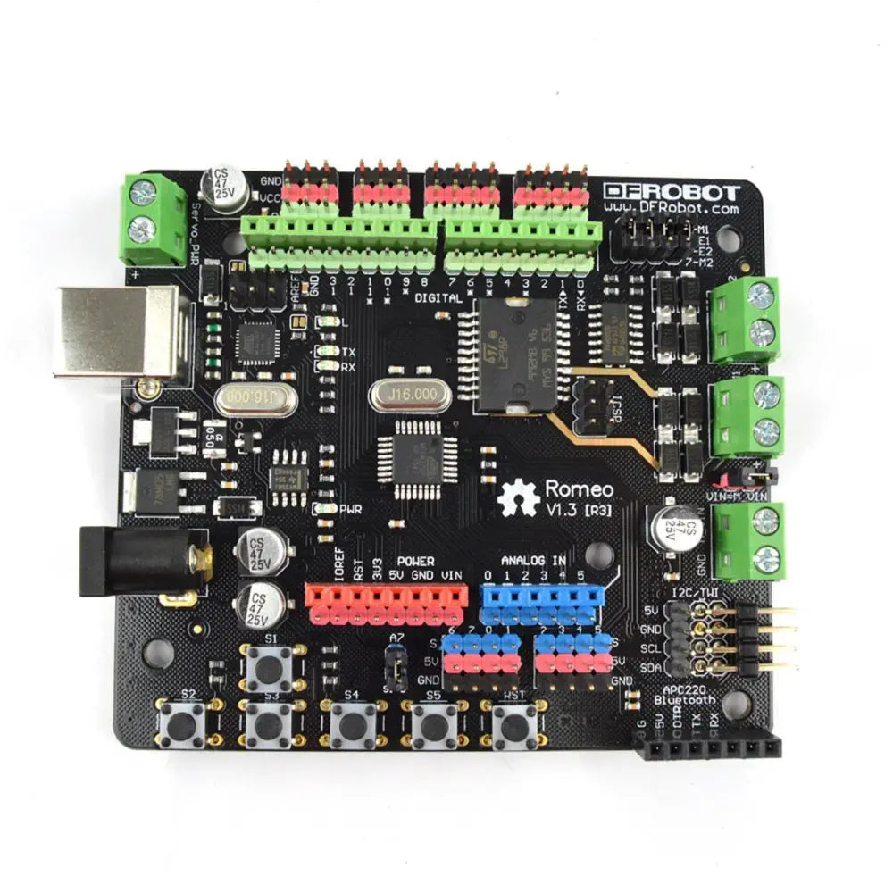 DFRobot Romeo V1 オールインワン マイクロコントローラ (ATMega 328)