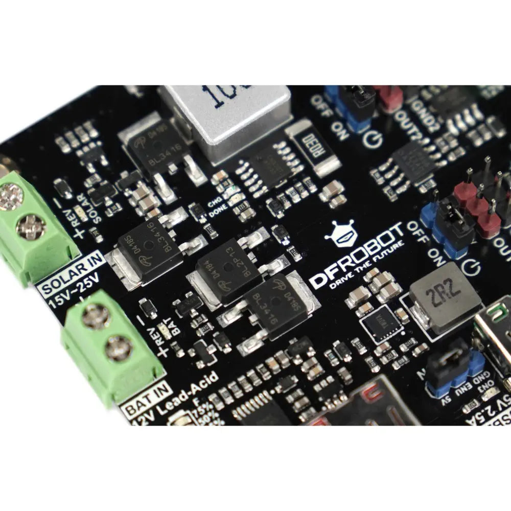 DFRobot 12V 鉛蓄電池用ソーラーパワーマネージャー