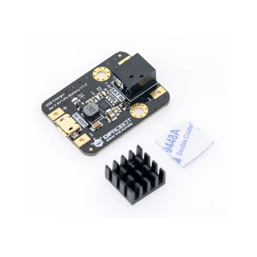 DFRobot 7.4V LiPo バッテリー用 USB 充電器
