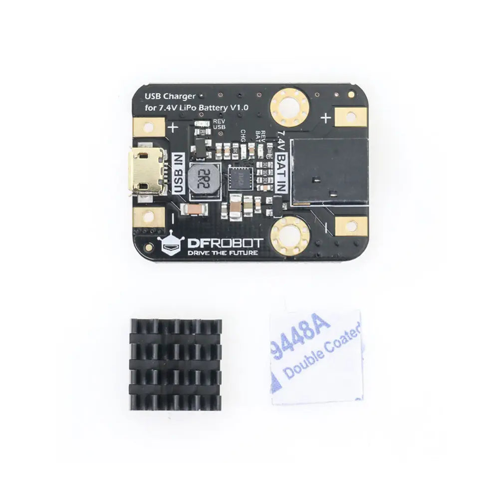 DFRobot 7.4V LiPo バッテリー用 USB 充電器
