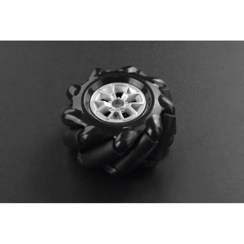 ブラックメカナムホイール モータシャフトカップリング付き (60mm) - 右側