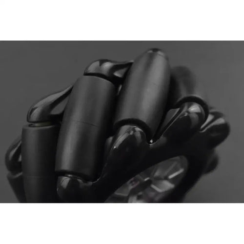 ブラックメカナムホイール モータシャフトカップリング付き (60mm) - 右側
